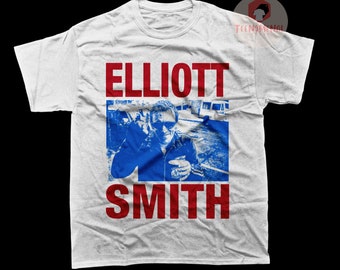 Elliott Smith Unisex T-Shirt – Indie-Musik-Grafik-T-Shirt – Roman Candle Album Shirt – gedrucktes Musik-Poster Merch als Geschenk