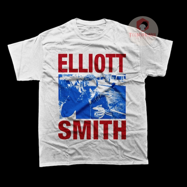 T-shirt unisex Elliott Smith - T-shirt grafica di musica indie - Camicia per album di candele romane - Poster musicale stampato per regalo