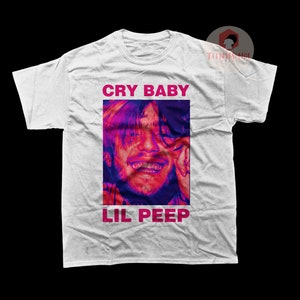 Lil Peep Unisex T-Shirt - Crybaby Album Tee - Rap Music Artist Graphic Shirt - Printed Music Merch For Gift