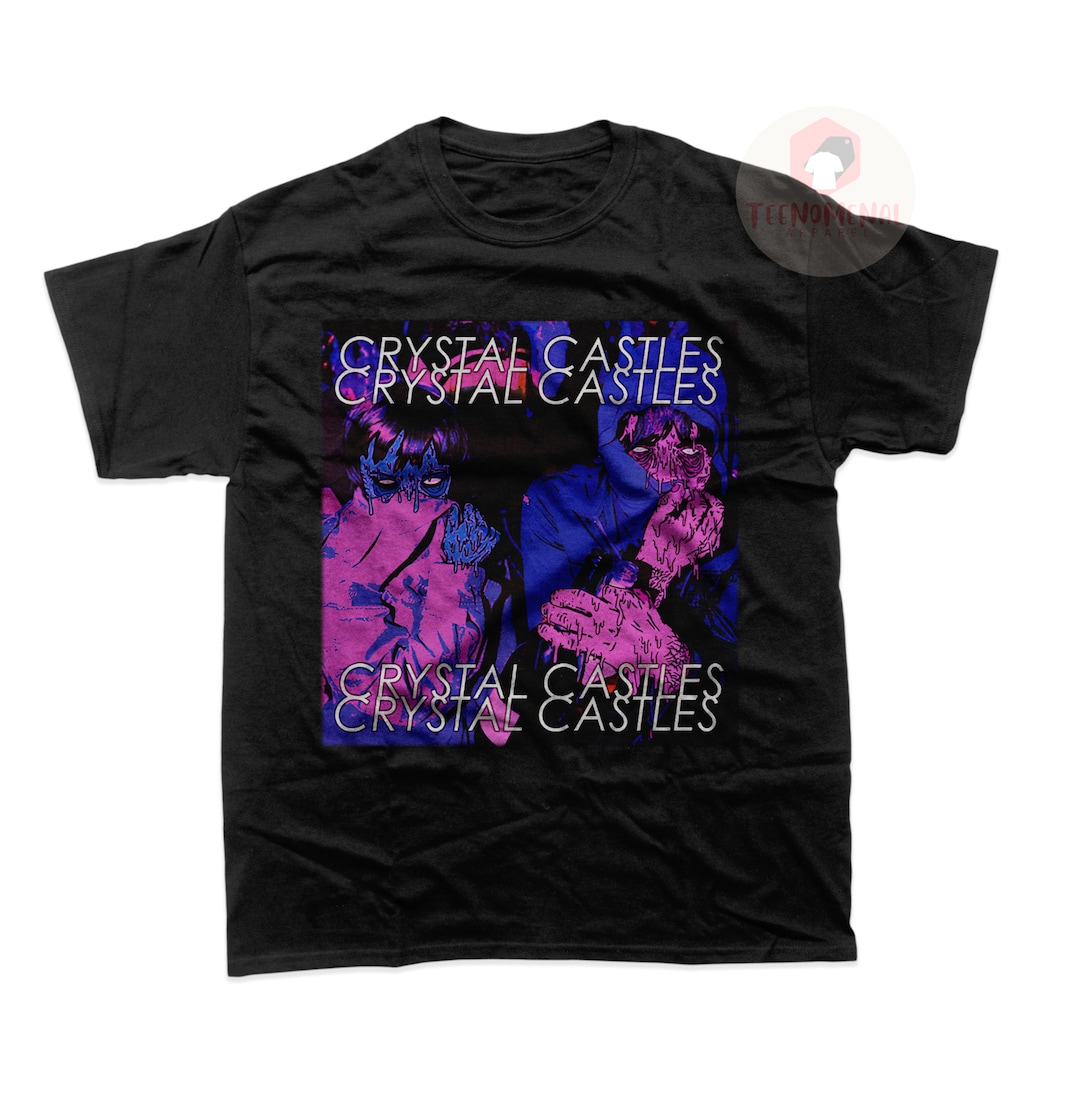 Crystal Castles Unisex T-shirt - Music Band Graphic Tee - Printed