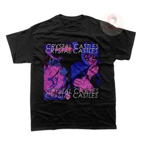 Crystal Castles Unisex T-Shirt - Music Band Graphic Tee - Printed Music Poster - Alice Glass Merch For Gift