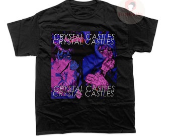 Camiseta unisex Crystal Castles - Camiseta con gráfico de banda musical - Póster musical impreso - Merchandising de Alice Glass para regalo