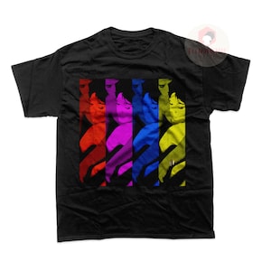 TV-tjej Unisex T-shirt - Lovers Rock Song Tee - Musikband T-shirt - Fransk Exit-affisch