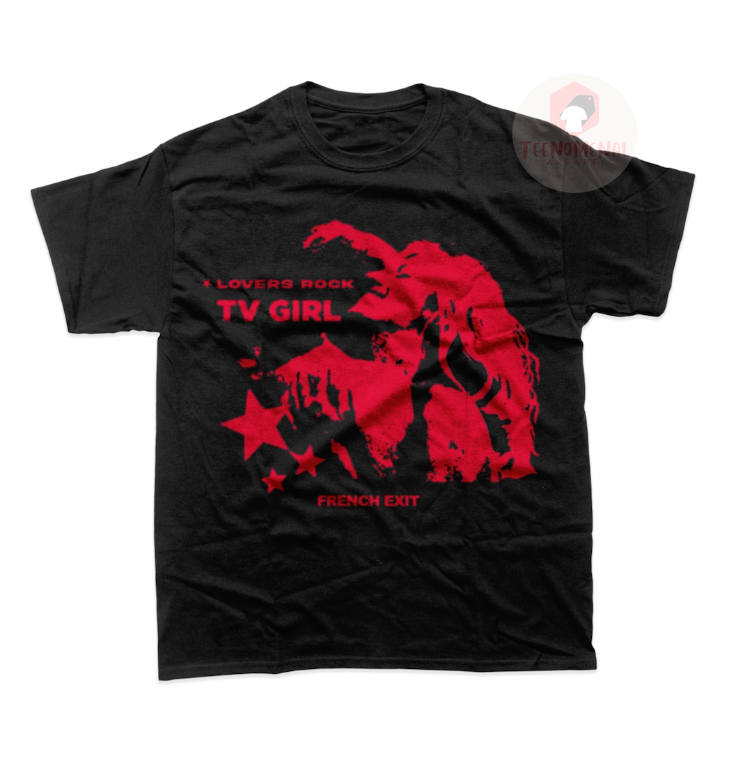 【EXPIRED GIRL】25ss LOVERS T SHIRT Tv Girl Lovers Rock Song Graphic T Shirt French Exit Album