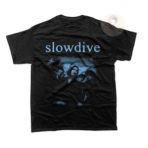 Camiseta unisex Slowdive - Camiseta con clásicos del álbum original de 2012 - Camiseta con gráfico de banda musical - Póster de banda impreso para regalo