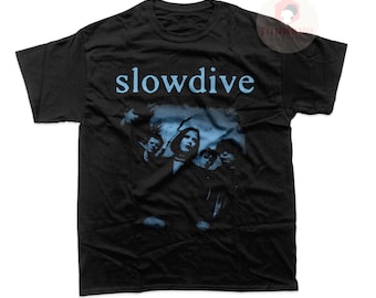 スロウダイヴ ユニセックス Tシャツ - オリジナルアルバム クラシックス 2012 Tシャツ - ミュージックバンド グラフィックシャツ - ギフト用プリントバンドポスター