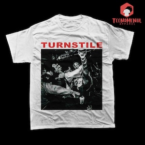 T-shirt unisexe Turnstile - Album phosphorescent - T-shirt graphique de groupe de musique - T-shirt affiche d'artiste pour cadeau