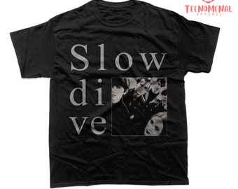Slowdive ユニセックス T シャツ - Souvlaki グッズ - ミュージック バンド T シャツ - アーティスト ポスター グラフィック シャツ (ギフト用)