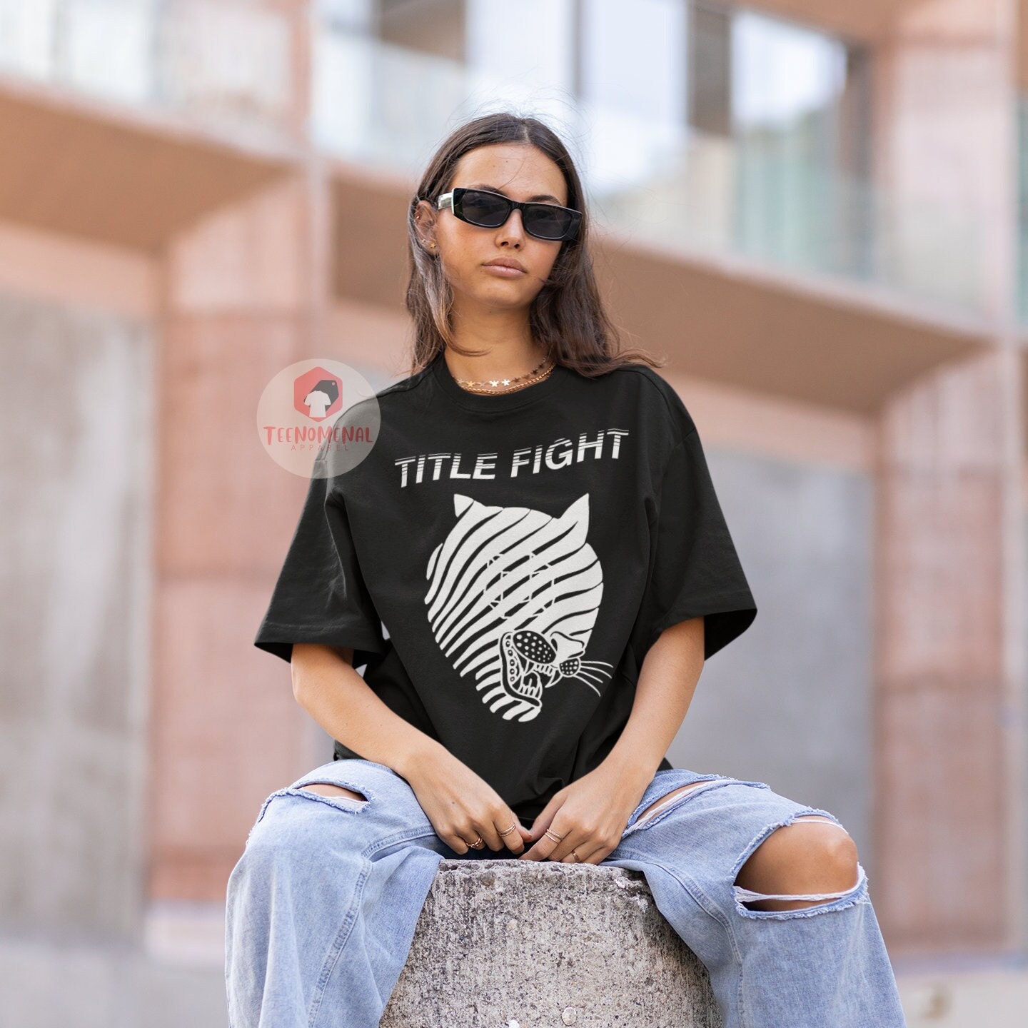 T-shirt unisexe Title Fight - t-shirt album Hyperview - chemise de groupe de musique rock - cadeau musique indépendante imprimé pour les fans - France