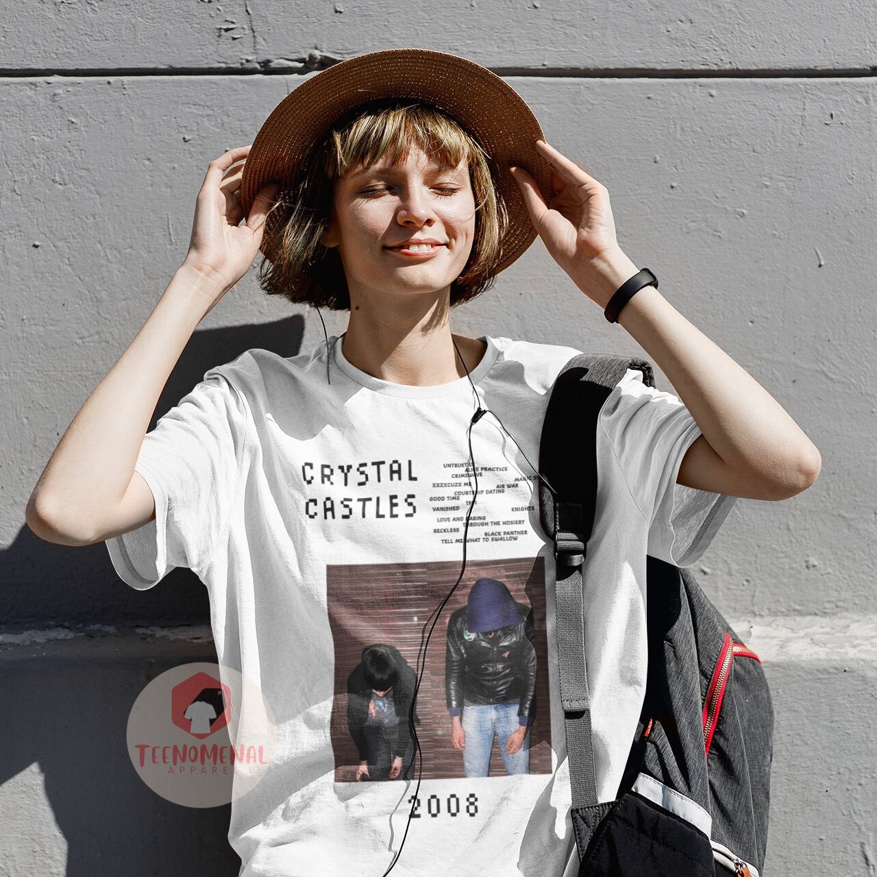 Crystal Castles ユニセックス Tシャツ - ミュージックバンド 