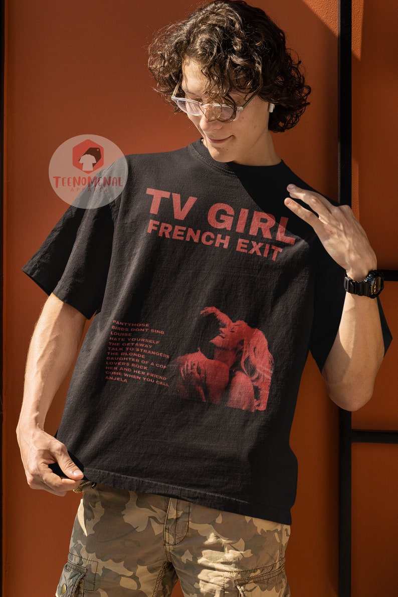 TV Girl Unisex T-Shirt French Exit Album Tee Music Band Graphic Shirt Printed Music Merch For Gift image 3