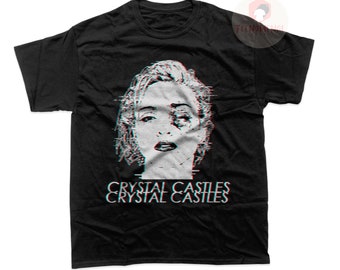Crystal Castles Unisex T-Shirt - Alice Glass Tee - Music Band Graphic Shirt - Printed Music Merch For Gift