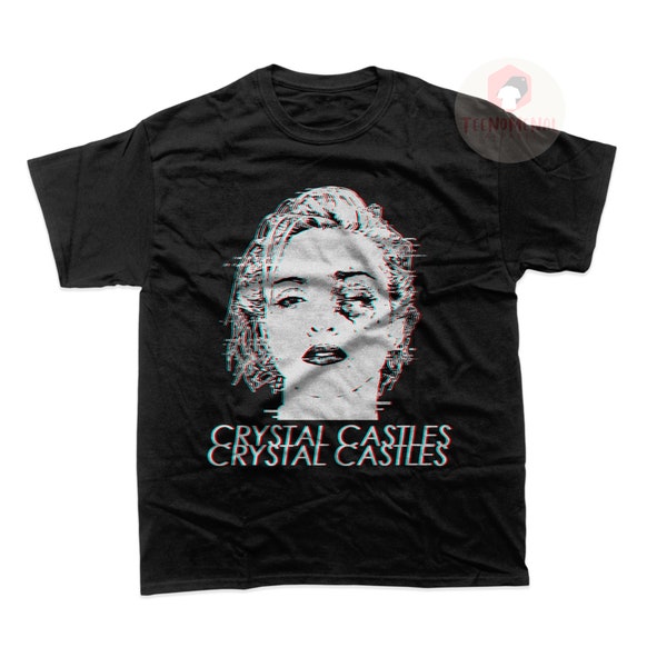 Crystal Castles Unisex T-Shirt - Alice Glass Tee - Music Band Graphic Shirt - Printed Music Merch For Gift