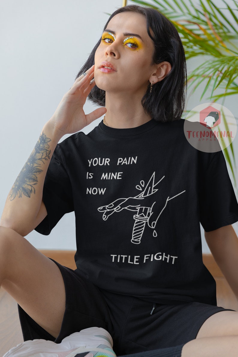 Title Fight Unisex T-shirt - Hyperview Album Tee - Rockmusikband Merch - Present till indiemusikfans bild 5