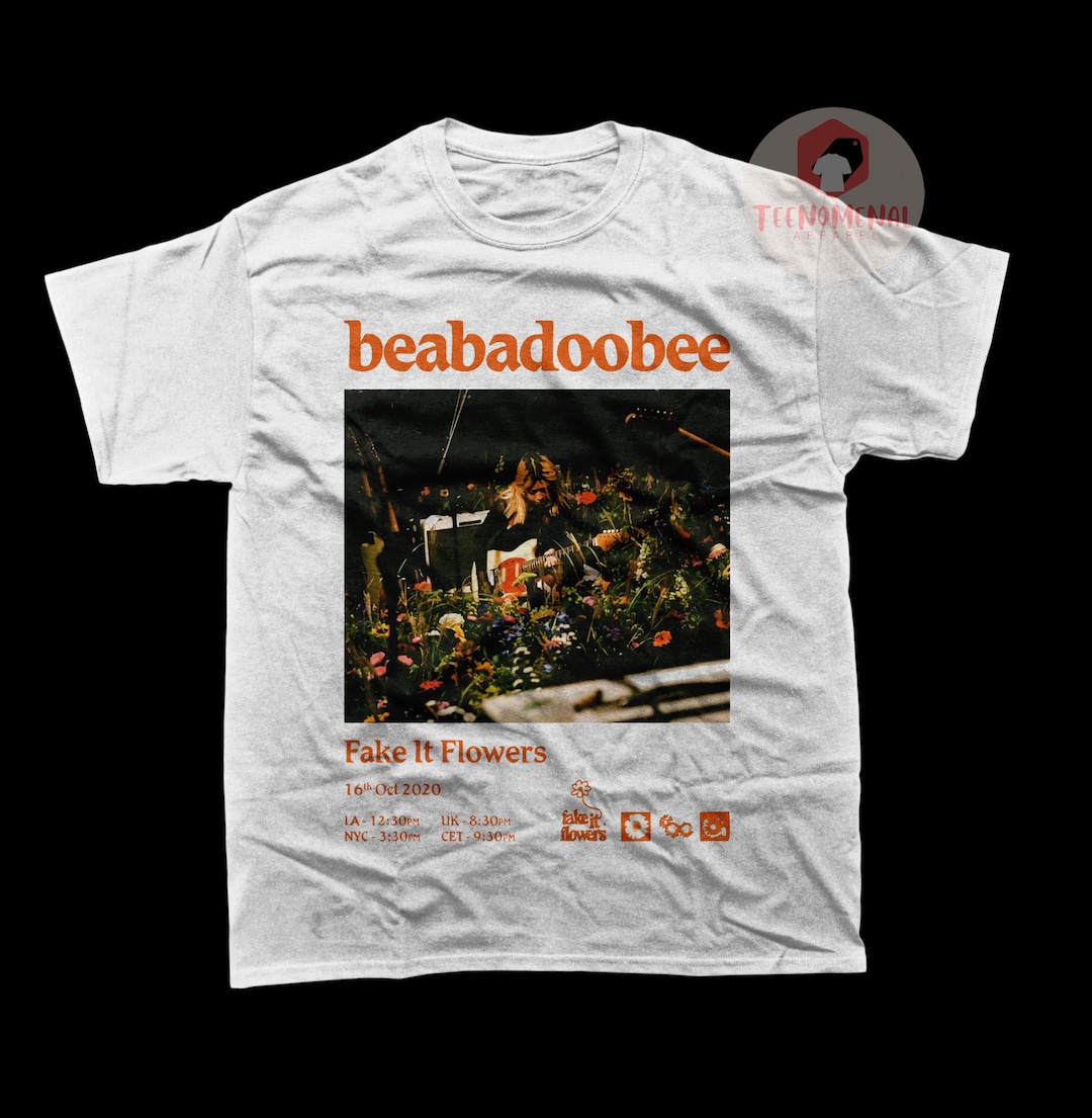 Beabadoobee Unisex T-shirt - Fake It Flowers Album Tee - Indie Music ...