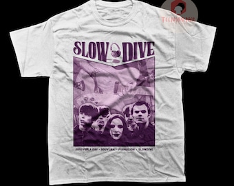 Camiseta unisex Slowdive - Camiseta con el álbum Souvlaki - Camiseta con gráfico de banda musical - Póster de banda impreso para regalo