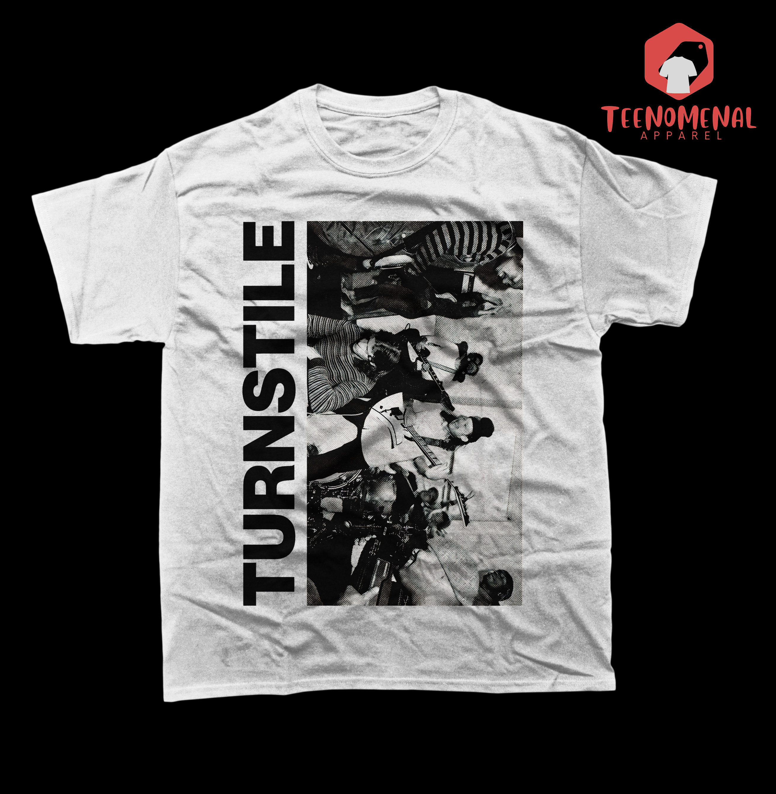 Turnstile ユニセックス Tシャツ - 光るマーチ - ミュージック