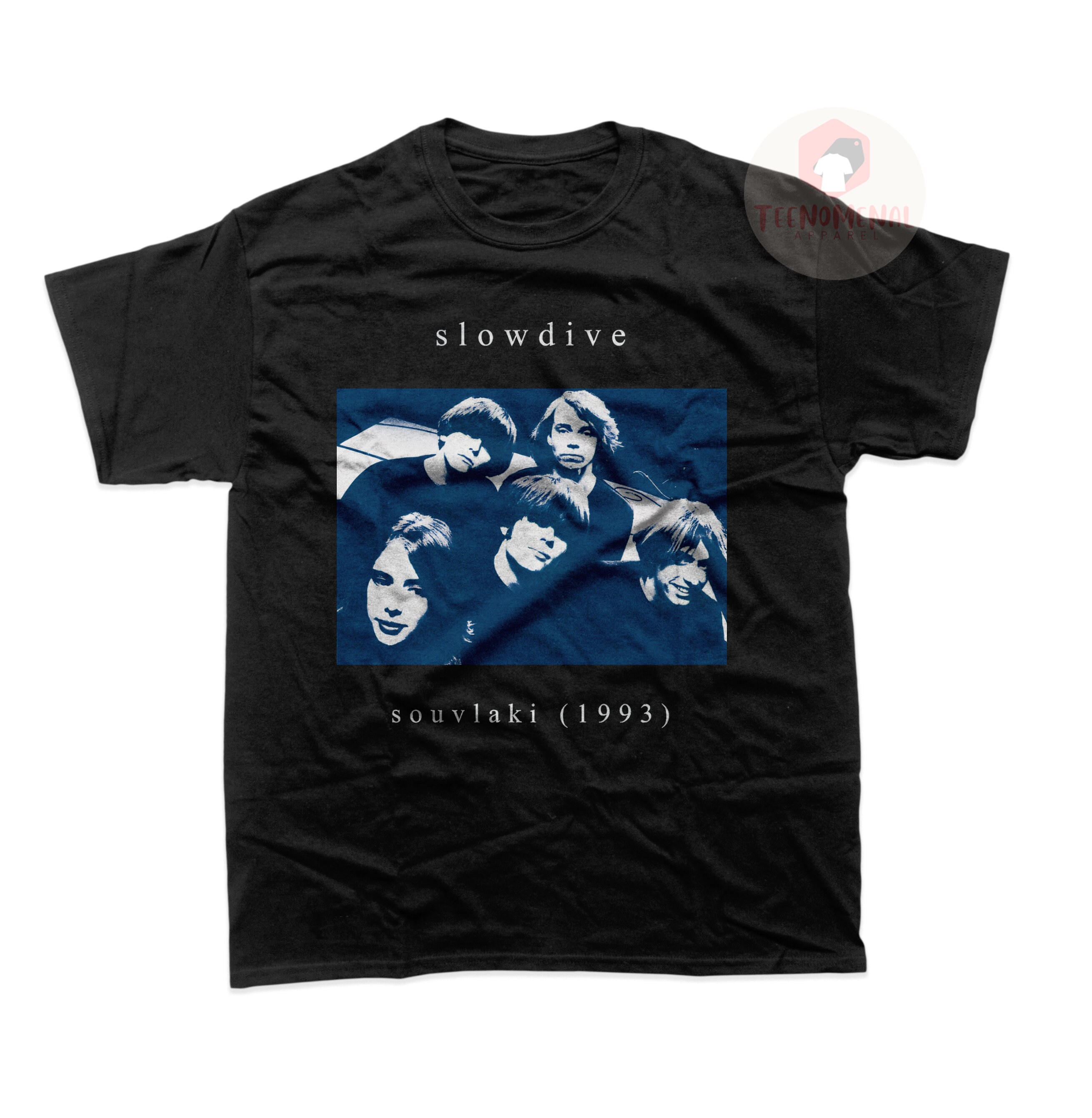 Slowdive Unisex T-shirt - Souvlaki 1993 Album Tee - Music Band