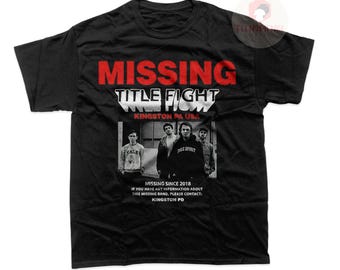 Camiseta unisex Title Fight - Merchandising de bandas de música indie - Camiseta Title Fight Missing - Regalo para fans del rock
