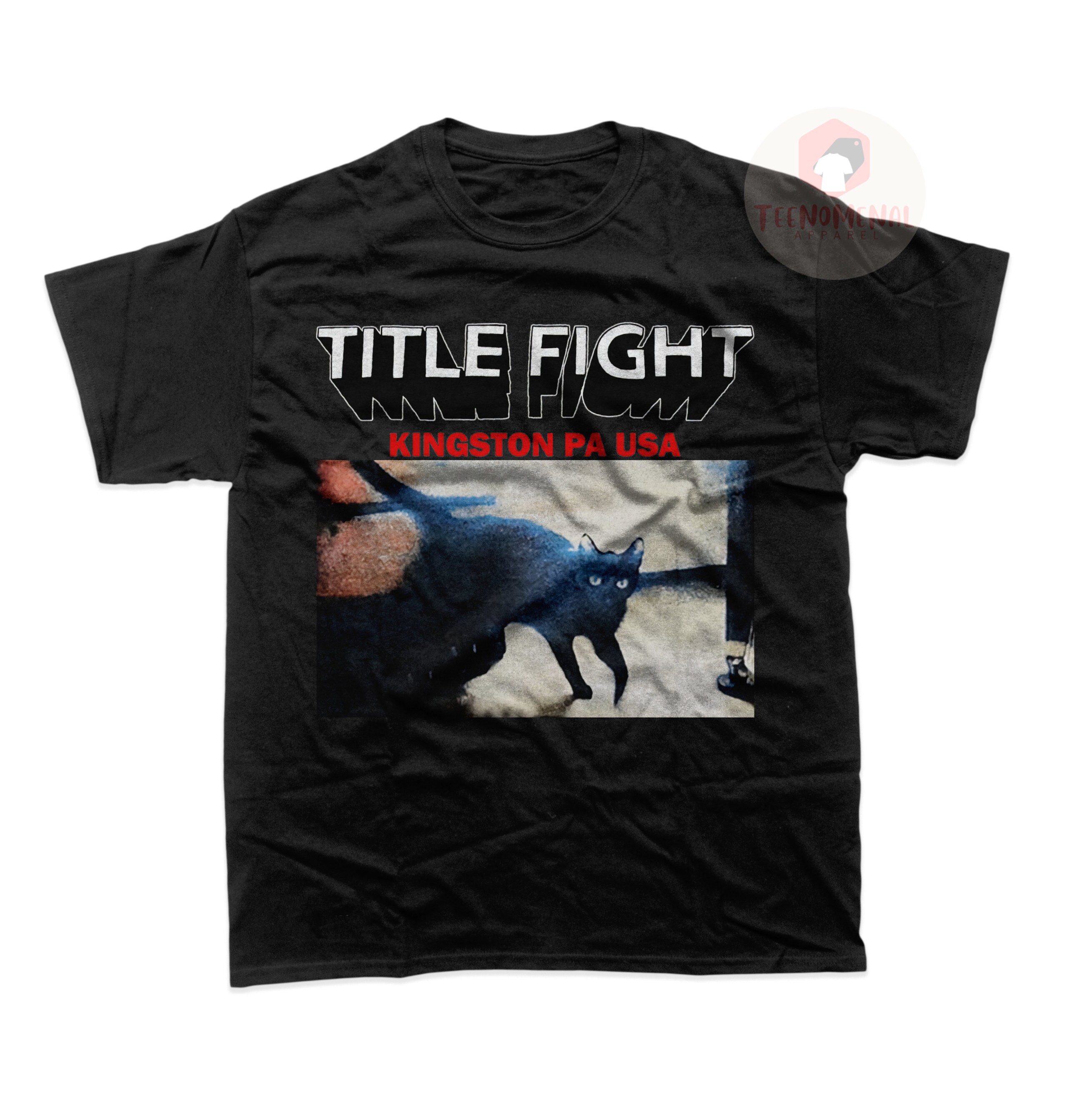 T-shirt unisexe Title Fight - Tee-shirt groupe de musique rock indépendant - Poster de musique imprimé - Merchandising Title Fight à offrir - France