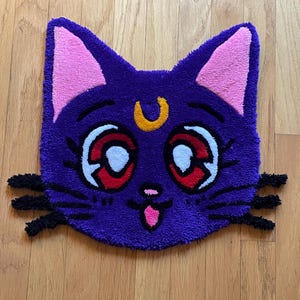 Sailor Moon Luna Handmade Rug