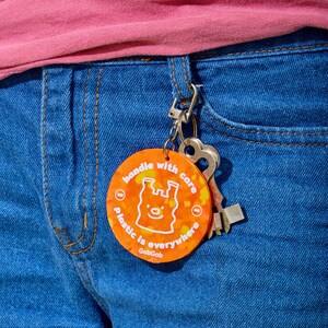 Keychain : Recycled plastic