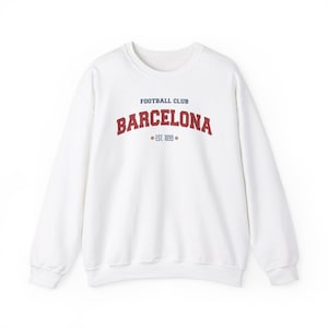 Barcelona Sweatshirt College Style
