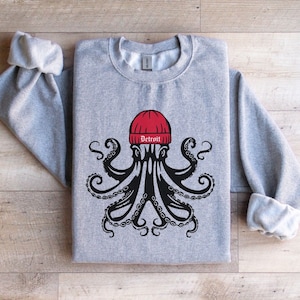 Octopus claw galaxy print drawstring hoodie on sale