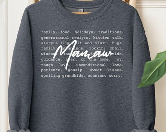 Mamaw Words Shirt, Cute Mamaw Sweatshirt, Mamaw Gift, Gift for Grandma, New Grandmother Gift, Shirt for Grandma, New Grandma Sweatshirt