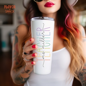 Personalized Teacher Tumbler, Personalized Tumbler Gift for Teacher, Tumbler for Teacher, Teacher Appreciation Gift, Customized Teacher Gift