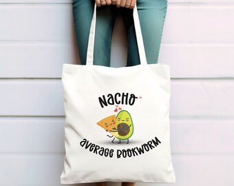 Bookworm Canvas Tote Bag, Library Book Bag, Cute Saying Tote Bag, Farmers Market Tote Bag, Book Lover Canvas Bag, Book Lover Gift