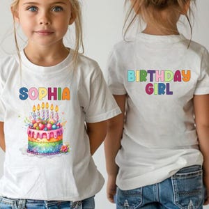 Custom Birthday Cake Shirt for Toddler Birthday Shirts, Custom Kids Birthday Shirt Custom Birthday Shirt Kids, Personalized Birthday Shirt