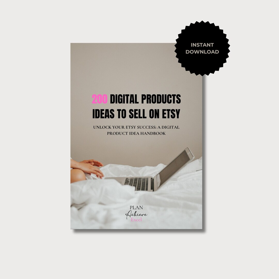 200 Digital Product Ideas to Sell on Etsy Ebook - Etsy
