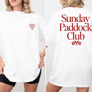 Comfort Colors F1 &#39;Sunday Paddock Club&#39; Vintage Style Unisex T-shirt Formula One Merch F1 Gift
