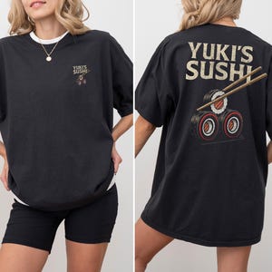 Comfort Colors F1 Yuki Tsunoda Formula One Yuki&#39;s Sushi Grunge Red Bull Racing Vintage Style Unisex T-shirt