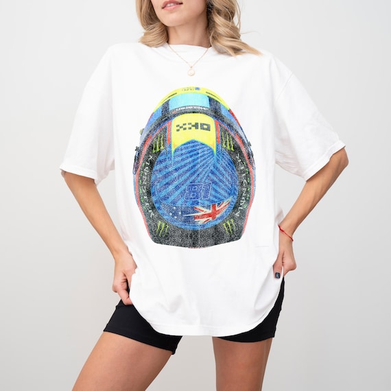 Comfort Colors Oscar Piastri 'Helmet Topper' Vintage Style Unisex T-shirt F1 Mclaren Shirt Gift