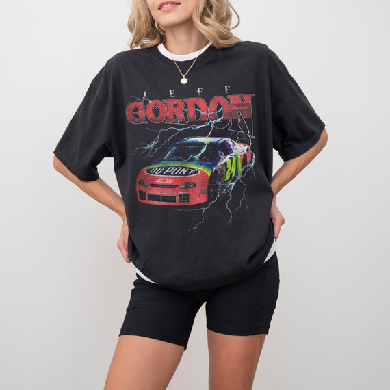Comfort Colors Jeff Gordon 'Lightning' Vintage Style Unisex T-shirt NASCAR Shirt Gift
