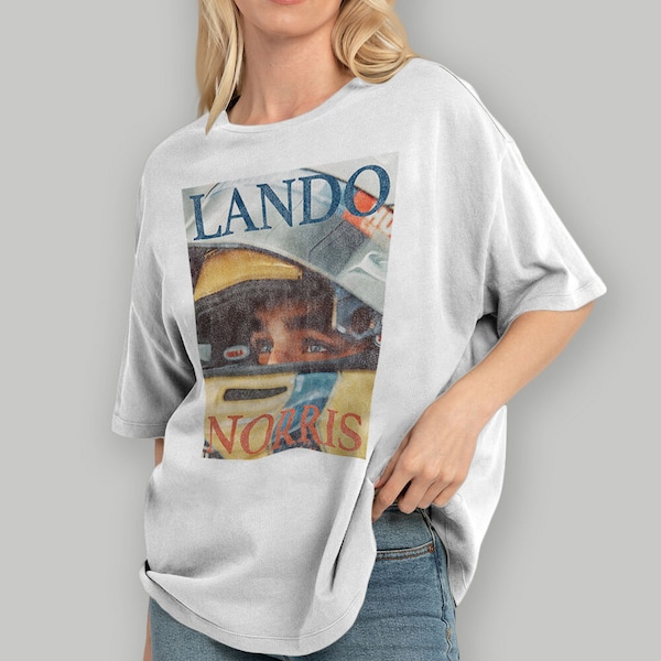 Comfort Colors Lando Norris Portrait Vintage Style Unisex T-shirt