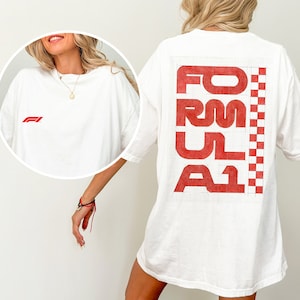Comfort Colors F1 &#39;Sketch&#39; Vintage Style Unisex T-shirt F1 Gifts Formula One Merch
