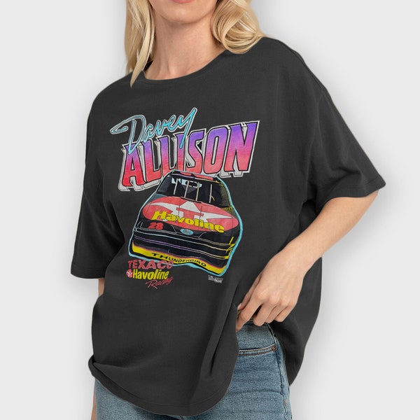 Comfort Colors Vintage NASCAR Davey Allison Unisex T-shirt