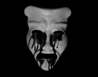 Máscara SCP-035: Máscara de comedia y tragedia de plástico pintada a mano, clase de objeto Keter