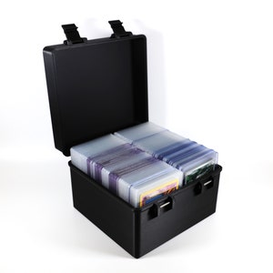 Opbergkist ruilkaarten bovenlader - 150+ capaciteit bovenlader - robuust ontwerp - opbergruimte voor kaarten - Pokemon, Magic The Gathering, Yugioh