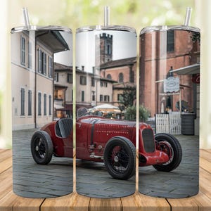 Classic Racing Car Sublimation Designs for for 20 oz Skinny/Straight Tumbler