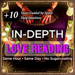 Love Reading, Psychic Love Reading, Same Hour Readings, Love Spell, Soulmate Reading, Future Love, Detailed Readings, Twinflame Reading