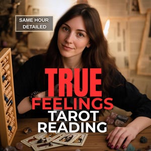 True Feelings & Exact Thoughts Tarot Reading | Same Hour Delivery | Psychic Love Reading | Telepathic Relationship Insight, Clairvoyant Read