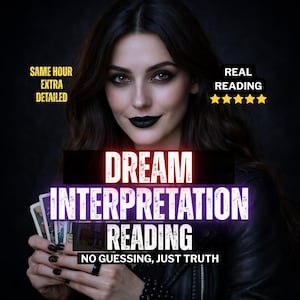 What Does My Dream Mean? | Same Hour Psychic Dream Reading, Tarot Oracle Interpretation, Dream Meanings, Written Report & PDF