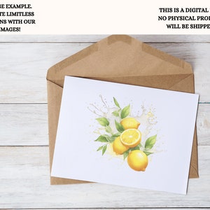 Use case in a paper for Lemon Clipart Bundle