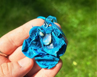 Opal Denim Blues Rose