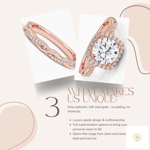 14K Gold Ruby Diamond Starburst Drop Earrings | Bridal Jewelry image 4