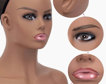 Realistic Mannequin Head